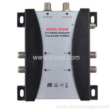 Brand New Stand-alone 2x4 Multiswitch For Satellite Receiver 